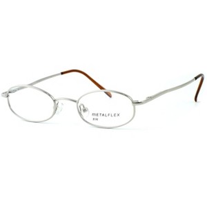 Calabria Metal Flex by Vivid H Shiny Chrome 42mm X-Small Reading Glasses - 1 of 1