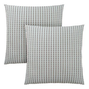 TopComfy Support Pillow Set of 2 Decorative Throw Pillows with Classic Dot Design for Sofa or Bed, Blue, 17"*17"*3" - 1 of 4