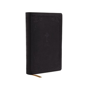 Nrsv, Catholic Bible, Gift Edition, Leathersoft, Black, Comfort Print - by  Catholic Bible Press (Leather Bound) - 1 of 1