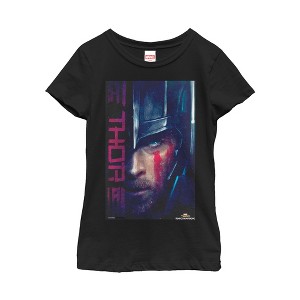 Girl's Marvel Thor: Ragnarok Battle Paint T-Shirt - 1 of 3