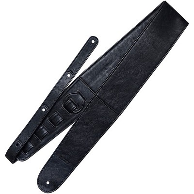 RICHTER Springbreak II Leatherette Guitar Strap Black 3.15 in.