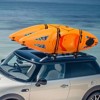 VEVOR Kayak Roof Rack 2 Pairs J-Bar, Soft Roof Rack Quick Folding, Top Mount Tie Down, Carrier for kayak, Surf Board, Canoe, SUP, Ski Board, Black - 2 of 4