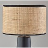 Sheffield Table Lamp Black - Adesso: Coastal Rattan Shade, Ceramic Base, ETL Listed, No Assembly Required - 2 of 3