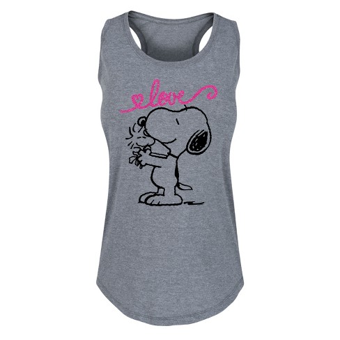 Women's - Peanuts - Graphic Racerback Tank : Target