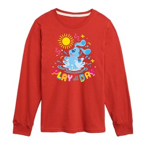 Boys' - Blue's Clues & You! - Play Day Long Sleeve Graphic T-Shirt - 1 of 3