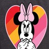 Women's - Disney - Oops Minnie Rainbow Heart Short Sleeve Graphic T-Shirt - 2 of 4