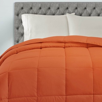 Dusty Orange Twin Reversible Down Alternative Microfiber Comforter