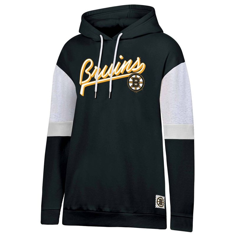 NHL Boston Bruins Women&#39;s Fleece Hooded Sweatshirt, 1 of 4