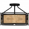 Quoizel Lighting Priya 3 - Light Semi-Flush Mount in  Matte Black - 4 of 4