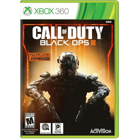 Call Of Duty Black Ops Iii Xbox 360 For Xbox 360 Esrb Rated M Mature 17 All New Zombies Adventure Multiplayer Online Play