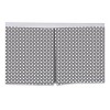 Bacati - Pin Dots Crib/Toddler Bed Skirt - Gray - 3 of 4
