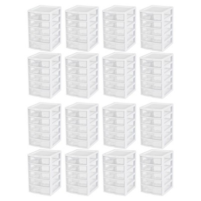 Sterilite 5 Drawer Desk Storage Bin, 4 Pack & 3 Drawer Desk Storage Bin, 4  Pack, 1 Piece - Ralphs