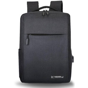 LINSAY Business Compact Back Pack for Tablet and accessories Water-Repellent, Lightweight, Nordic Design, Sleek for Travel, Business Casual or College - 1 of 3