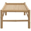 vidaXL Patio Coffee Table 39.4 in.x21.7 in.x13 in. Bamboo - 4 of 4
