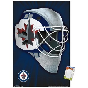 Trends International NHL Winnipeg Jets - Mask 16 Unframed Wall Poster Prints - 1 of 4