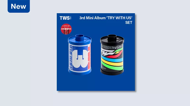 TWS 全員直筆サイン入りアルバム TRY WITH US TWS - TWS 3rd Mini Album 'TRY WITH US' (Target Exclusive, CD
