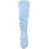 Allegra K Women's Halloween Pointed Toe Chunky Heel Knee High Boots - 3 of 4