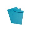 JAM Paper 9 x 12 Open End Catalog Colored Envelopes Blue Recycled 80386A - 3 of 4