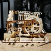 ROBOTIME 3D Wooden Jigsaw Puzzle Marble Run  Puzzle Toy Gifts, Beige, 10"*9.1"*7.3" - 2 of 4
