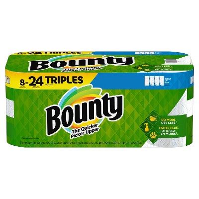 Bounty Select-a-size Paper Towels - 8 Triple Rolls : Target
