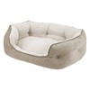 Arlee Home & Pet Cozy Orthopedic Eco-Friendly Durable Dog Bolster Bed - Beige - M - 3 of 4