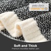 Snuggle Sac Soft Reversible Throw Blanket Knitted Blanket Cozy Bedding Blankets Group - 4 of 4