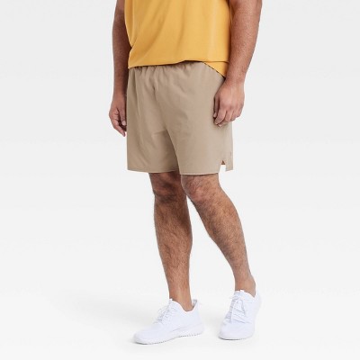 Men's Big Unlined Run Shorts 7" - All In Motion™ Tan 2XL