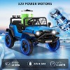 12V Kids Electric Ride-On Truck - Parent Remote Control, 3 Speed Settings, LED Lights & Music Player for Children Ages 3-6 Years - 4 of 4