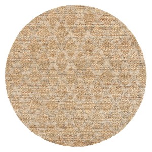 Town & Country Terra Sol Interwoven Diamond Hand-Knotted Flatwoven 100% Natural Jute Area Rug - 1 of 4