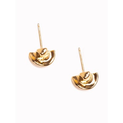 ABLE Women's Cowboy Hat Studs, Gold Vermeil