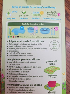  Green Sprouts Feeding Spoons 6-12 Months Aqua 2 Pack