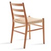 GlasFlength Dining Sets of 2, Stackable Dining Chair with Woven Seat, Perfect for Dining Room, Patio, Brown, 17.3"*16.5"*29.9" - 3 of 4