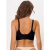 Allegra K Women's Wirefree Adjustable Straps Full Coverage Push-Up Bras - 2 of 4