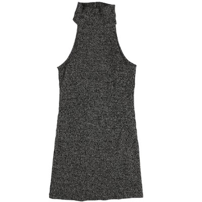 bar III Womens Knit Turtleneck Shift Dress