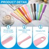 Unique Bargains Silicone Heat Resistant Non-Stick Long Handle Food Spatula for Jars 4 Pcs - 3 of 4
