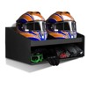 Metal Helmet Storage Cabinet, Wall-Mounted Dual Aluminum Helmet Bay Shelf Holder, Storage Cabinet Organizer - 2 of 4