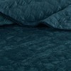NicBex 3 Pcs Comforter Set Quilt Set Soft Velvet Quilt Set in Geometric Quilting Technique Cotton Filling 1 Quilt 2 Pillow Shams, Machine Washable - 4 of 4