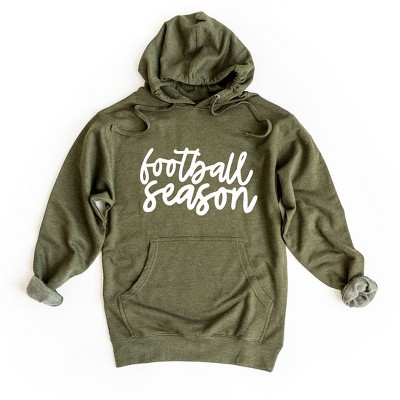 Simply Sage Market Women's Graphic Hoodie Football Season Cursive