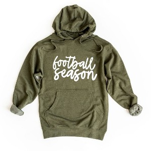 Simply Sage Market Women's Graphic Hoodie Football Season Cursive - 1 of 3