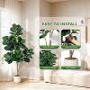 Artificial Fiddle Leaf Fig Tree, Tall Indoor Floor Plant for Home Office Living Room Decor, Housewarming Gift - 2 of 4
