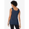 Woman Within Plus Size Rib Knit Tank - 3 of 4