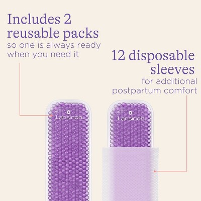 Lansinoh Hot and Cold Pads for Postpartum Essentials - 2ct