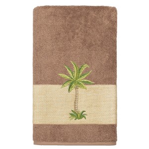 Linum Home Textiles 100% Turkish Cotton COLTON Embellished Towel Set - 1 of 2