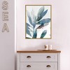 18" x 24" Indigo Sprig I by Isabelle Z Framed Canvas Wall Art - Amanti Art: Modern Botanical Lithograph, Vertical Layout - 4 of 4