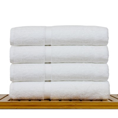 Oversized Beige Turkish Cotton Bath Towel Set