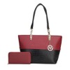 MKF Collection Sasha Tote Women’s Vegan Leather Spacious Interior Handbag by Mia K - 2 of 4