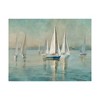 Trademark Fine Art -Danhui Nai 'Sailboats At Sunrise' Canvas Art - 2 of 4