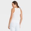 Women's Slim Fit Ribbed High Neck Tank Top - A New Day™ - image 2 of 3