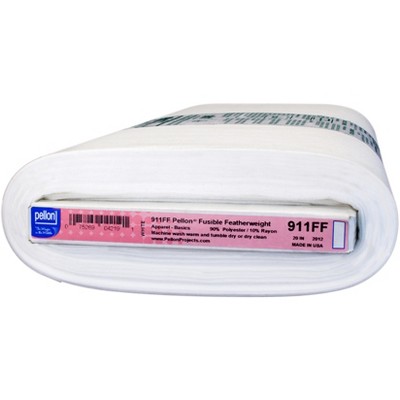 Pellon Fusible Featherweight Interfacing-White 20"X10yd