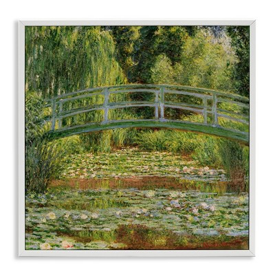 Stupell Industries Water Lily Pond Monet Classic Painting, 24" x 24"